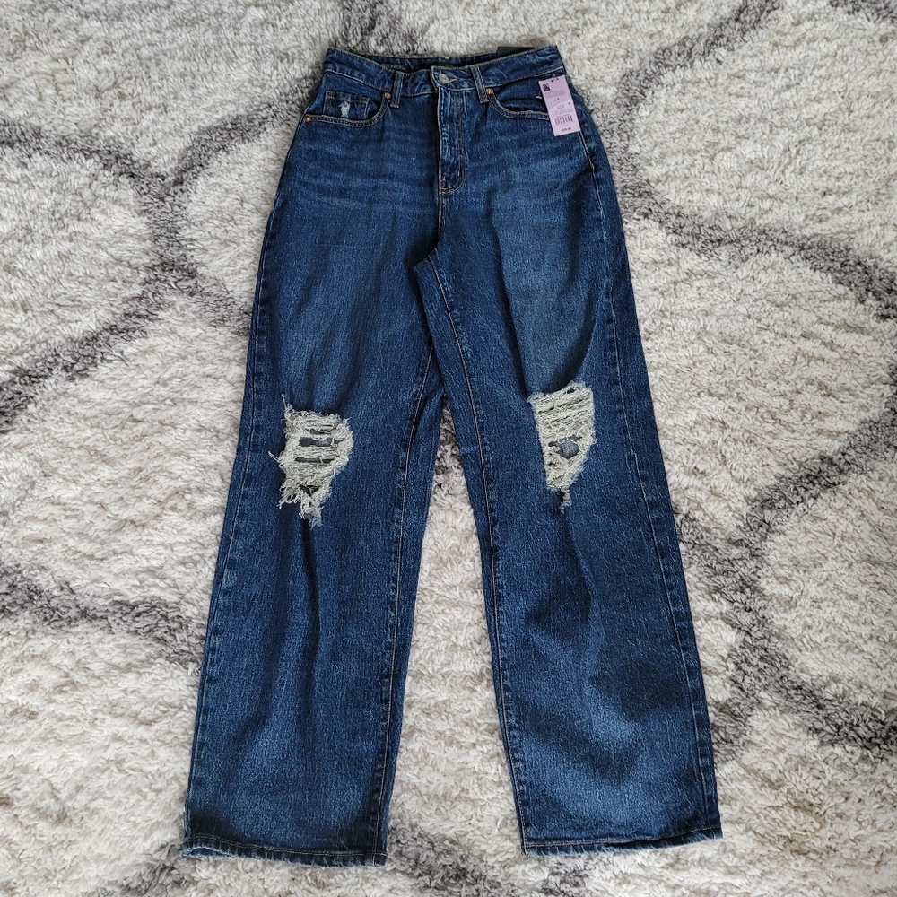 High Rise Baggy Jeans | Size 4 | wild fable